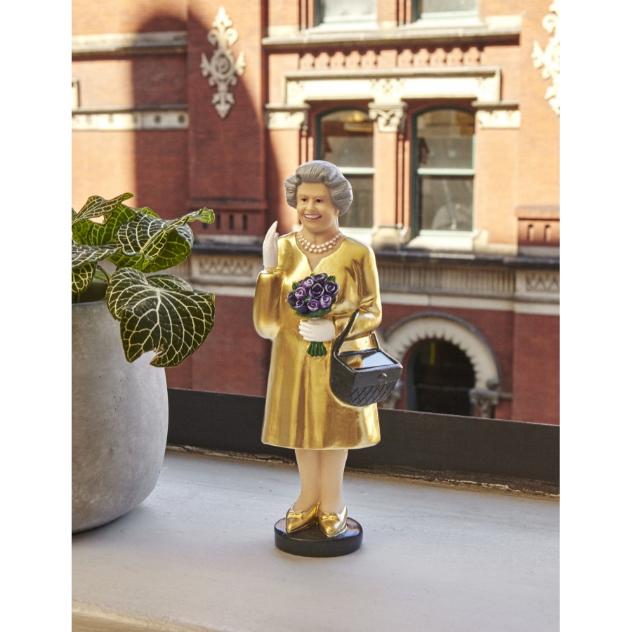 διακοσμητικα - διακοσμηση - δωρα γραφειου - γραφειο - Μινιατούρα Ηλιακή Βασίλισσα Ελισάβετ Kikkerland Solar Queen Gold Edition 1617 Δώρα Γραφείου